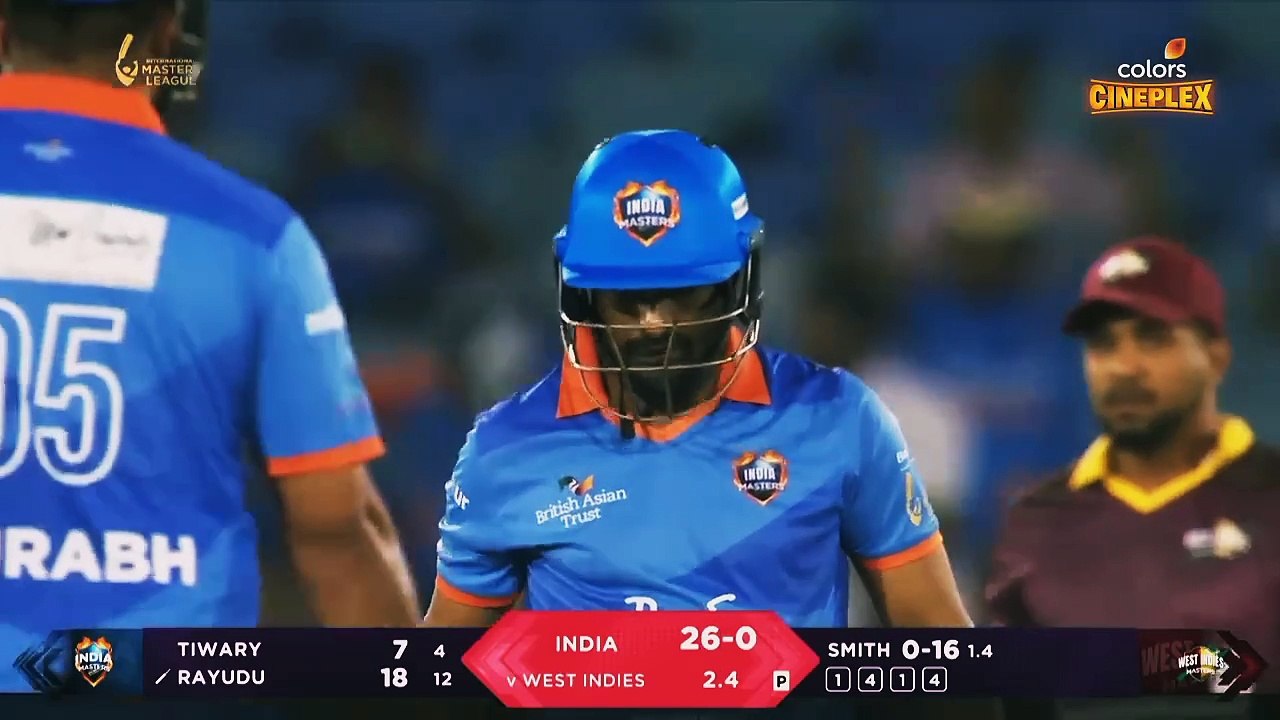 India VS West Indies | 1st Innings Highlights | International Masters League