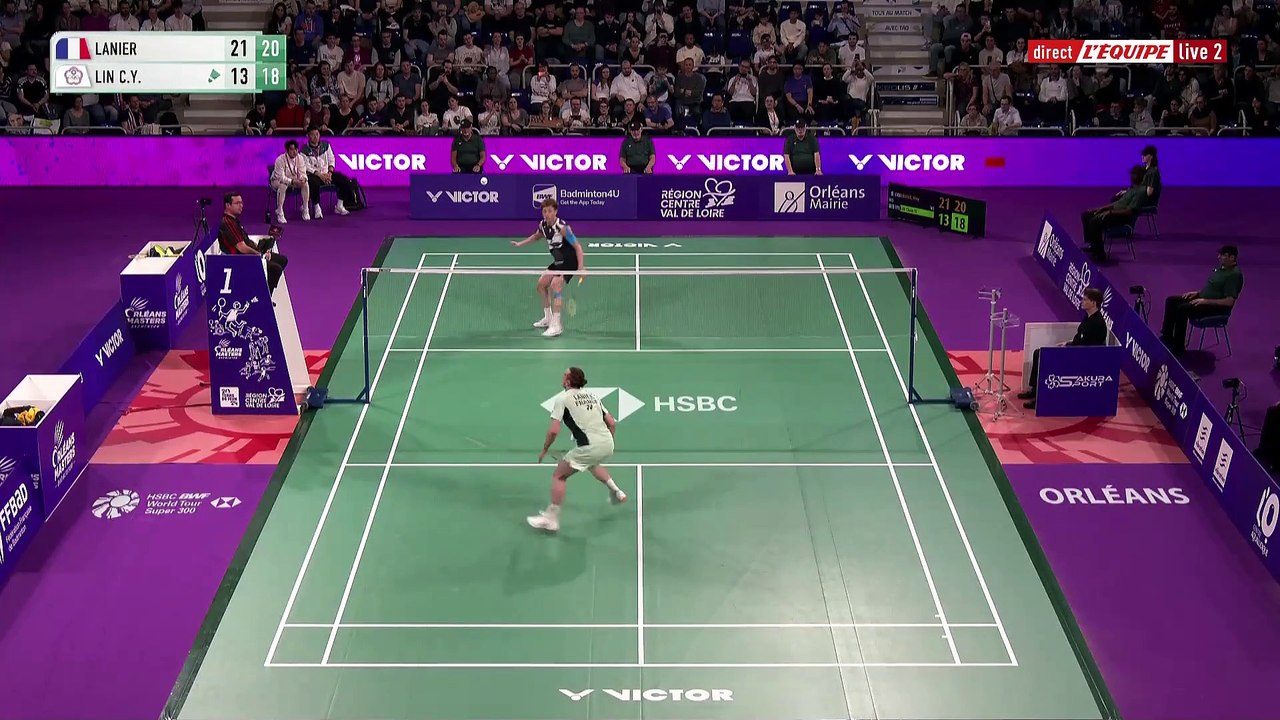 Alex Lanier s'impose en finale - Badminton - Orléans Masters