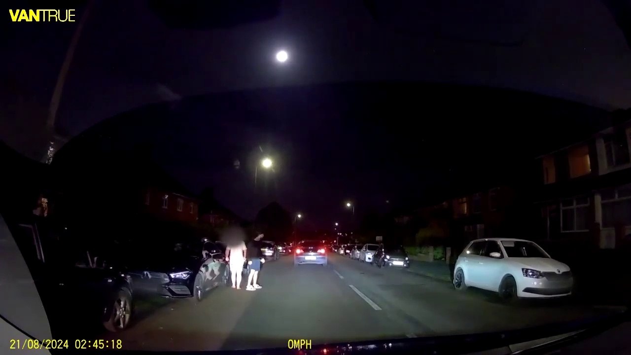 Murder victim drives away from killer