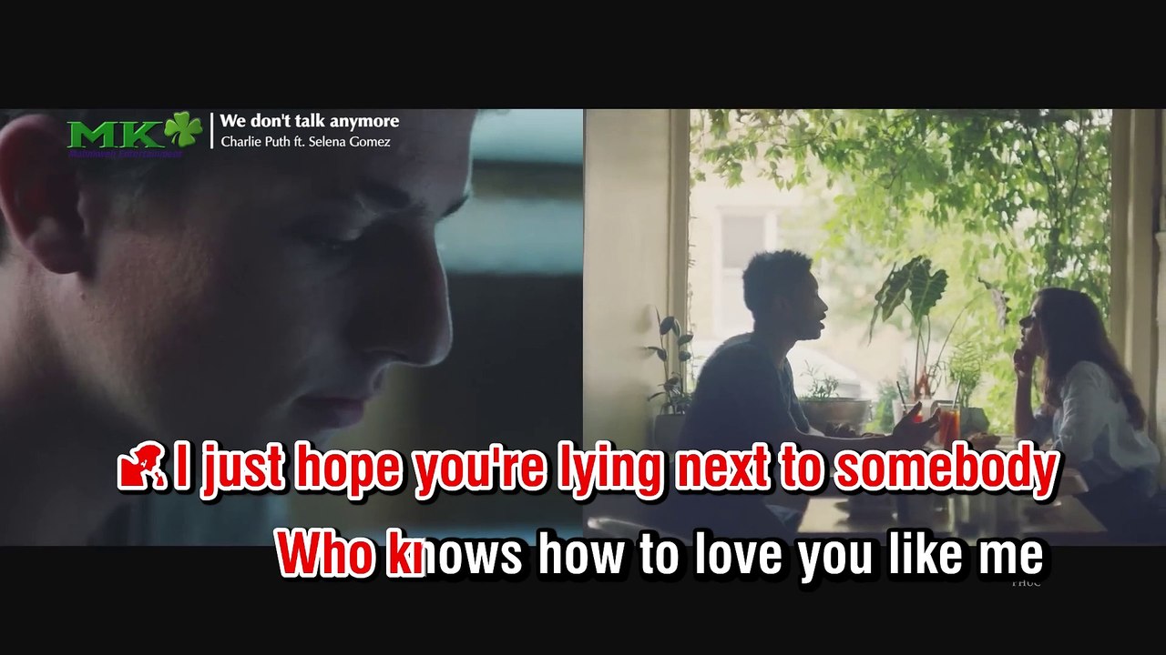 We Don't Talk Anymore Karaoke - Selena Gomez ft. Charlie Puth