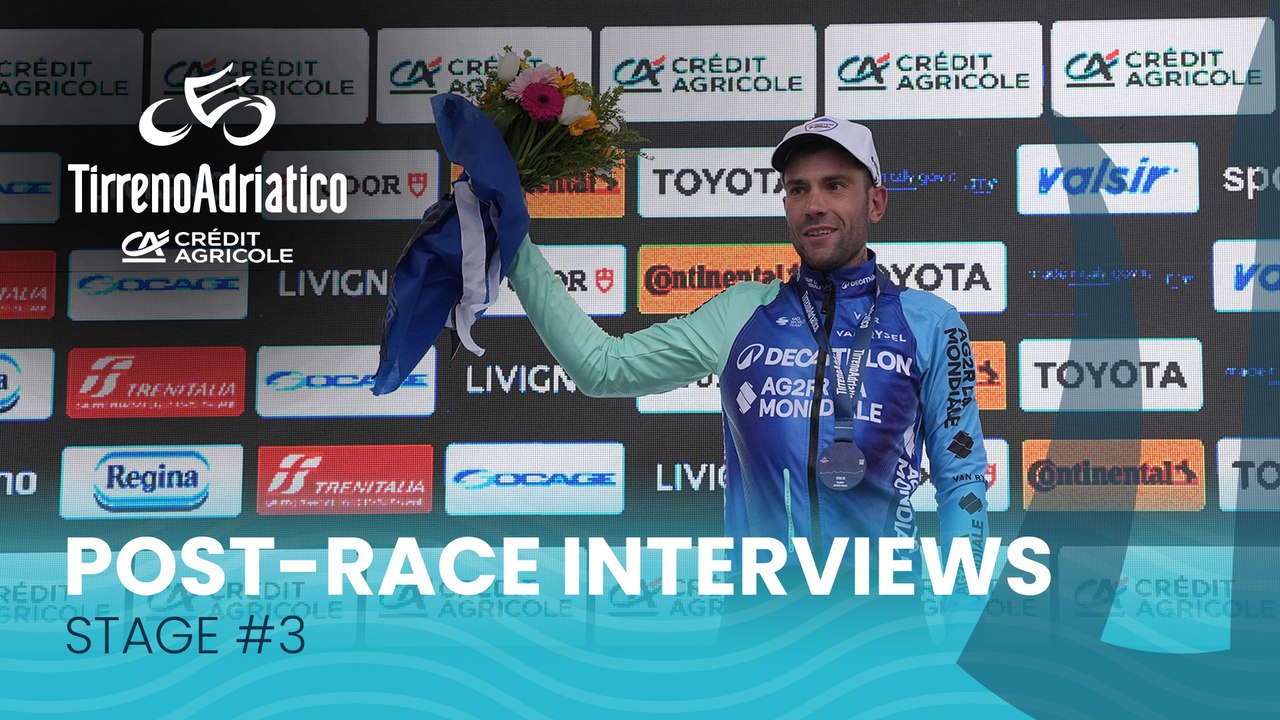 Tirreno Adriatico 2025 | Stage 3: Post-race interviews