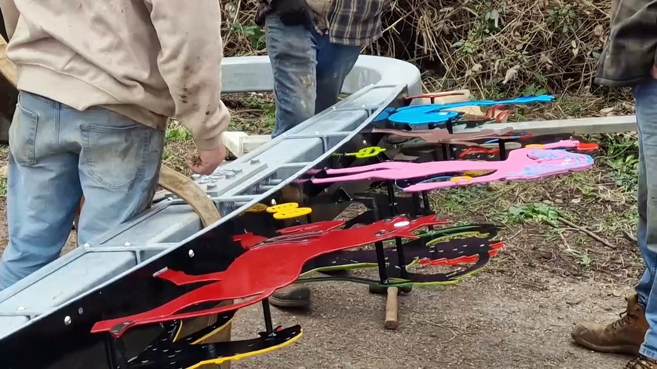 See the new Centurion Way arch being installed at Chichester