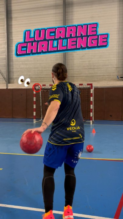 Lucarne challenge !⚽️🥅 #handball #hand #Challenge #Fun