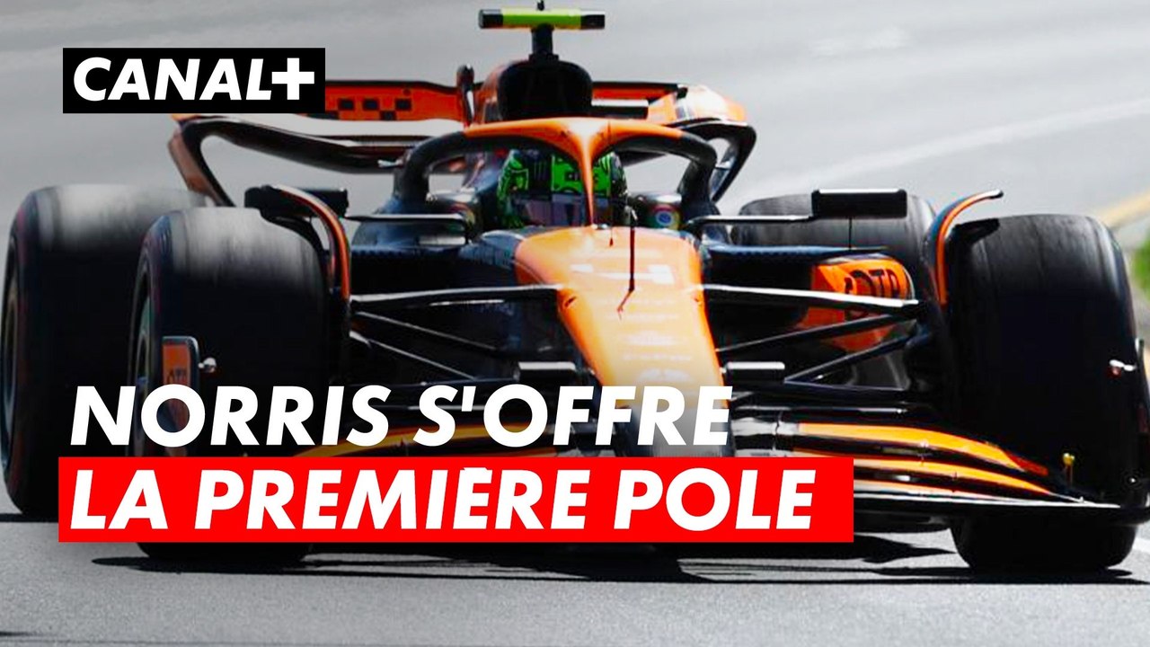 Première pole de la saison pour Lando Norris