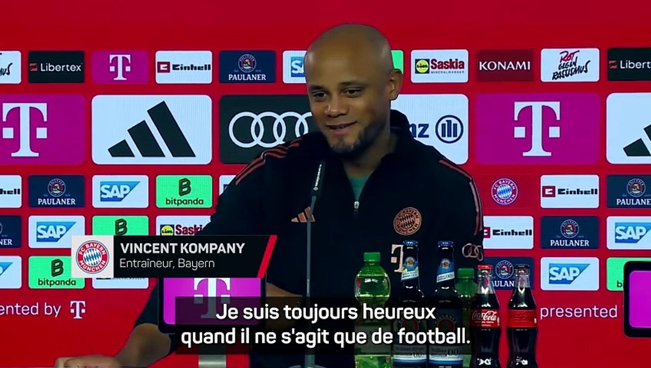 Kompany "très heureux" pour Kimmich