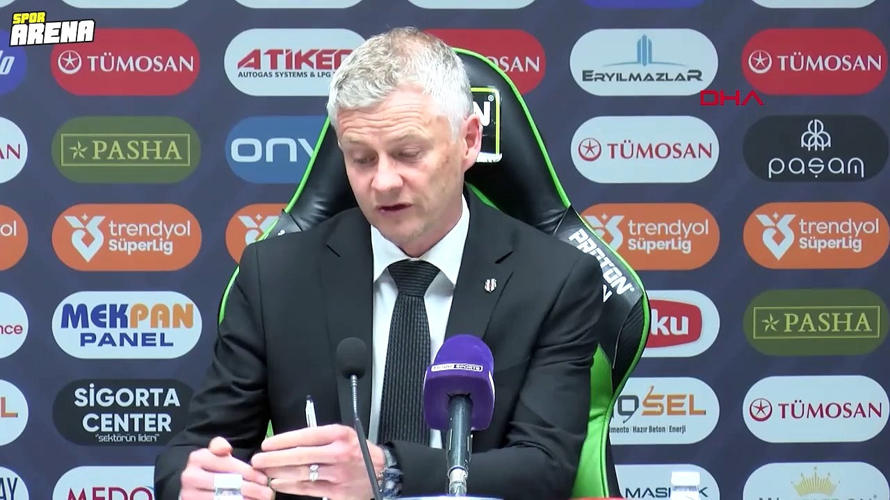 Ole Gunnar Solskjaer: "Beşiktaş bunu hak etmiyor, özür dilerim!"