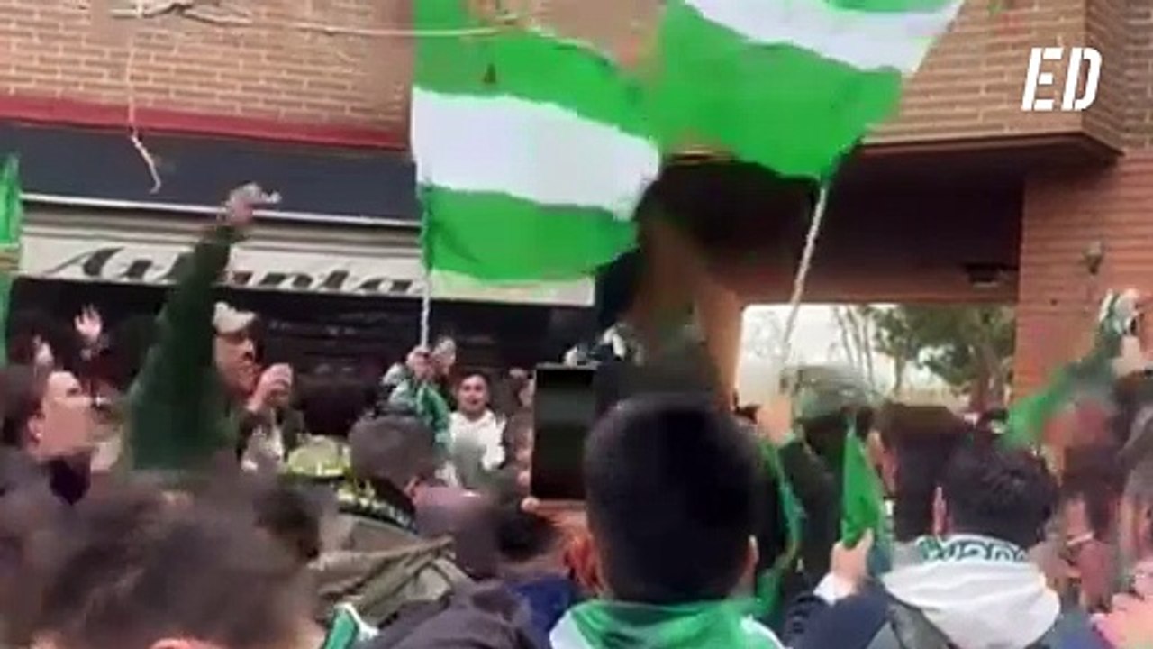 Marea verdiblanca ante el Leganés