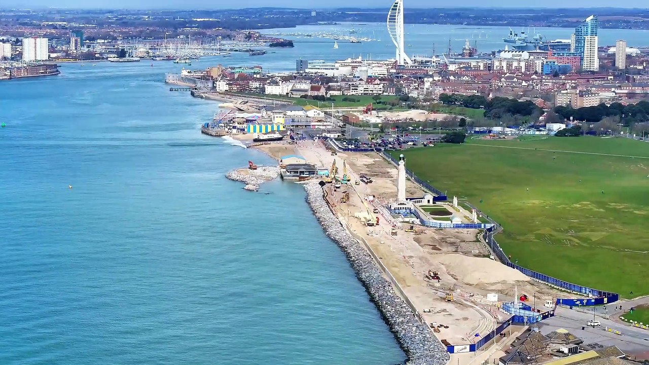 Southsea sea defence Update - video by Marcin Jedrysiak