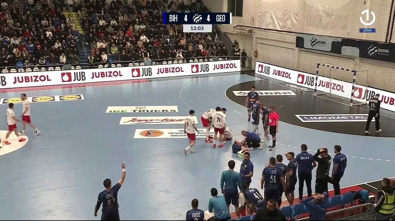 Rukomet Bosna i Hercegovina - Gruzija - Sudar