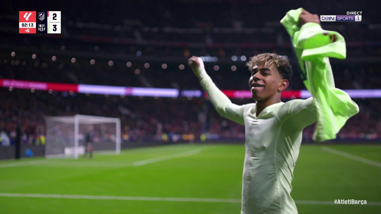 La Liga : Lamine Yamal crucifie l'Atlético dans le temps additionnel !