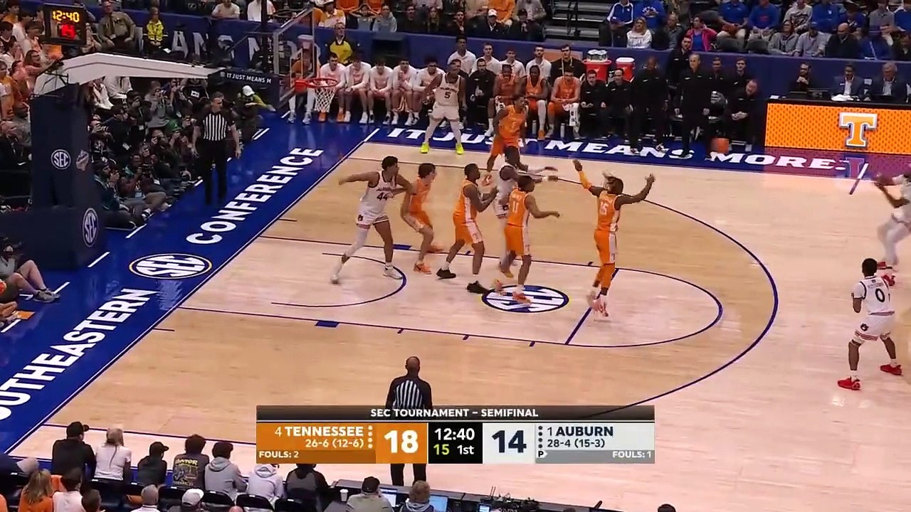 SEC Semifinal_ Tennessee Vols vs. Auburn Tigers _ Full Game Highlights _ ESPN College Basketball