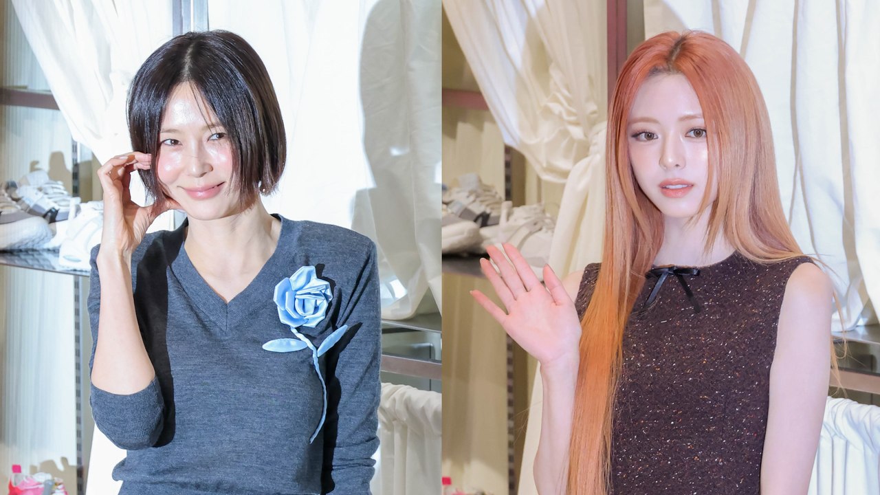 김나영-유나, 슈콤마보니 신규 캡슐 라인 론칭 포토월