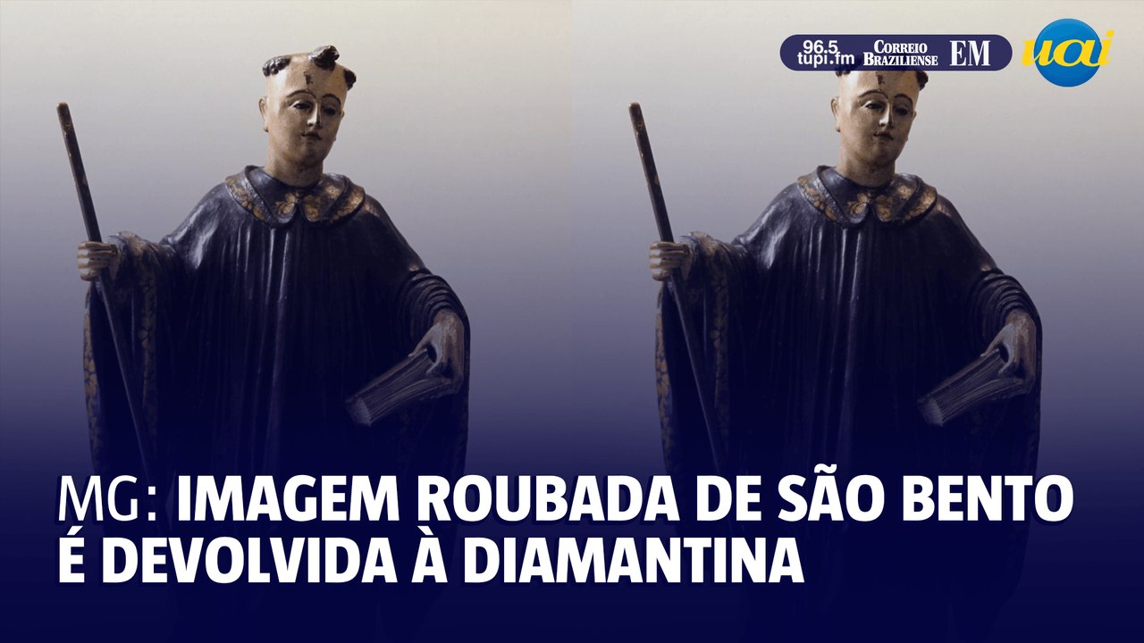 Imagem roubada de São Bento é devolvida à Diamantina