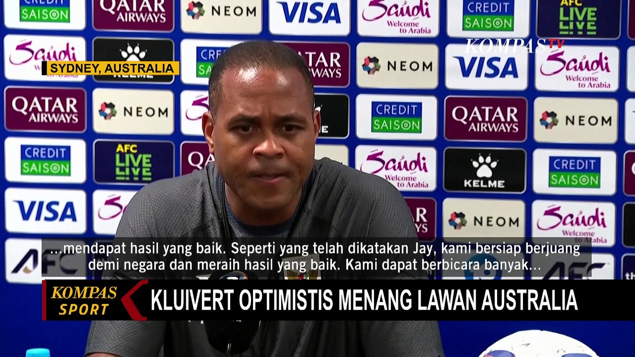 Kesiapan Akhir Timnas Indonesia VS Australia, Begini Kata Pelatih Kluivert dan Kapten Jay Idzes