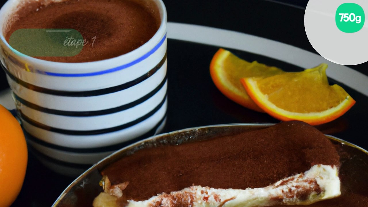 Tiramisu à l'orange et café
