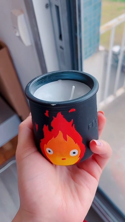 Flop: j'ai voulu économiser 200€ mais j'ai fail 😔 Recréation du bougeoir Calcifer du Chateau Ambulant de Loewe