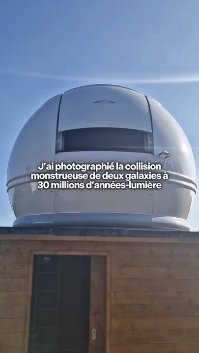J’ai photographié une collision de galaxies à 30 millions d’années-lumière
