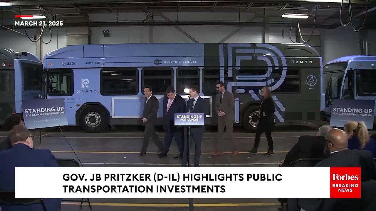 Gov. JB Pritzker Highlights Major Public Transportation Infrastructure Investments