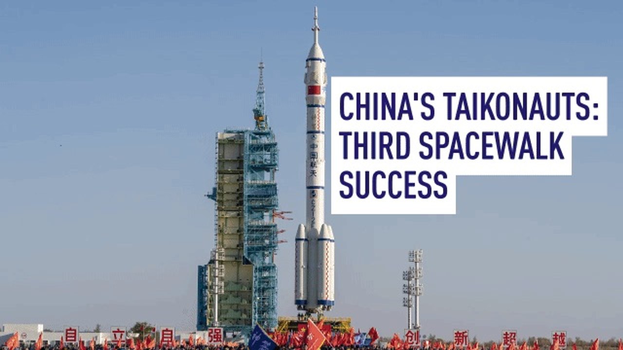 China's Taikonauts: Third Spacewalk Success