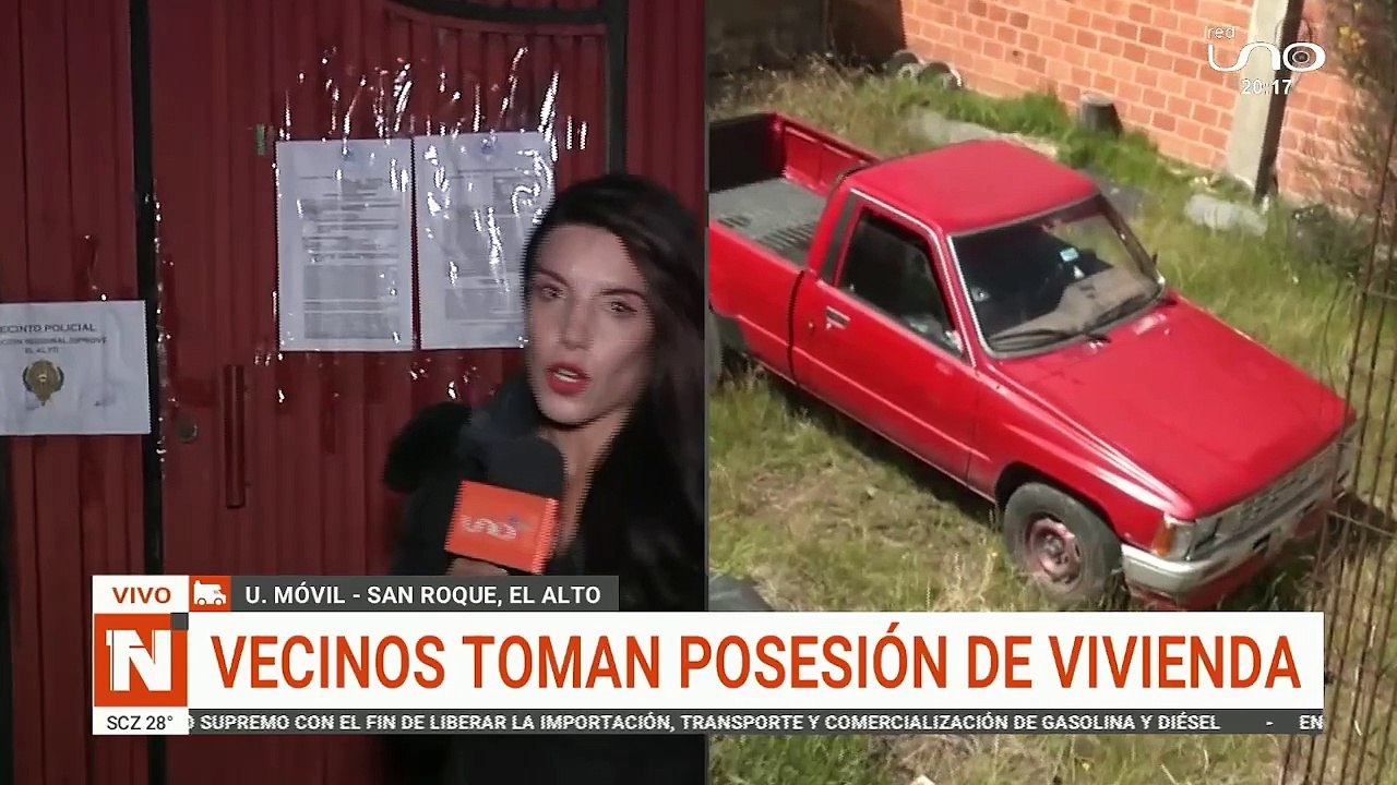 garaje tomado por vecinos