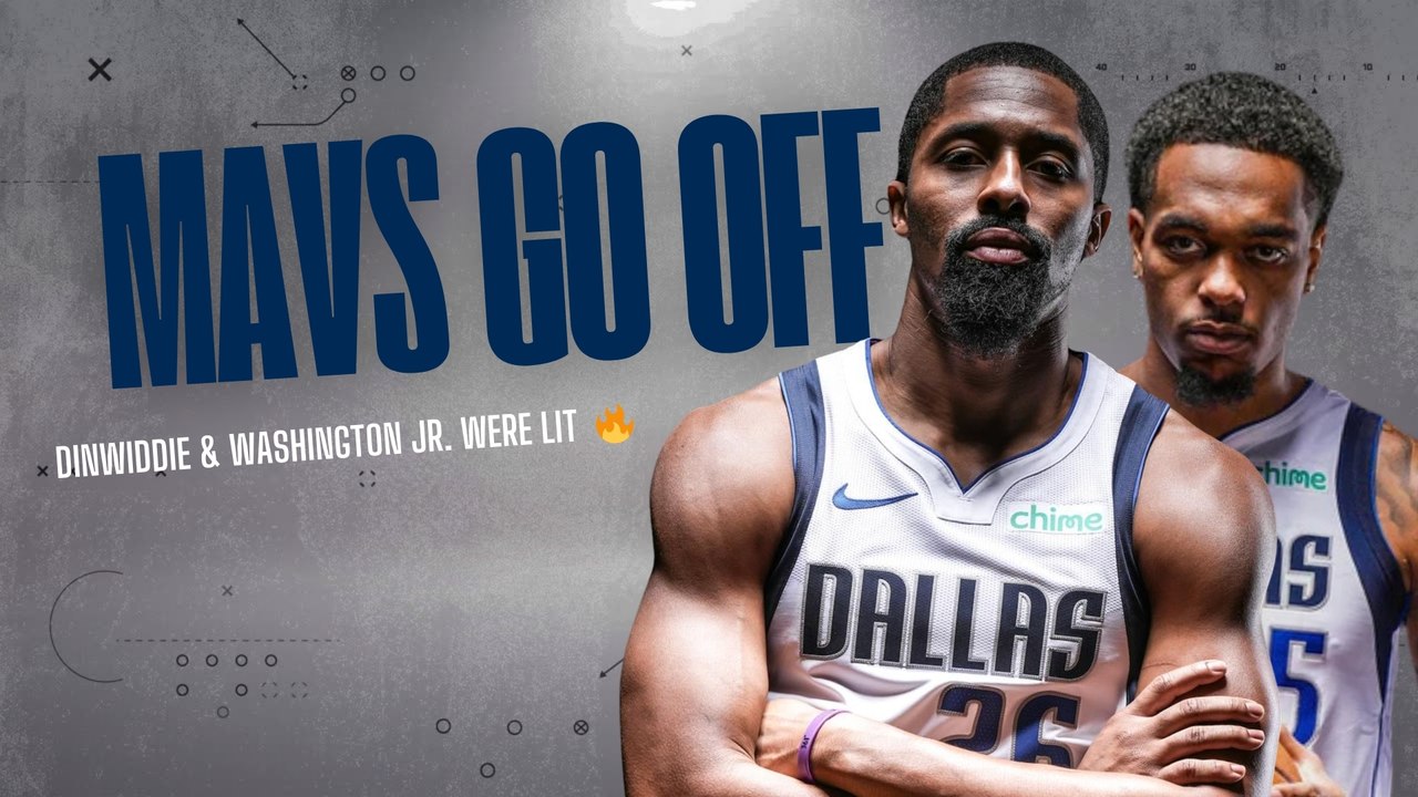 Mavericks Make HISTORY in Win Over Pistons! 🔥 Dinwiddie & Washington Jr. Go OFF! 🚀