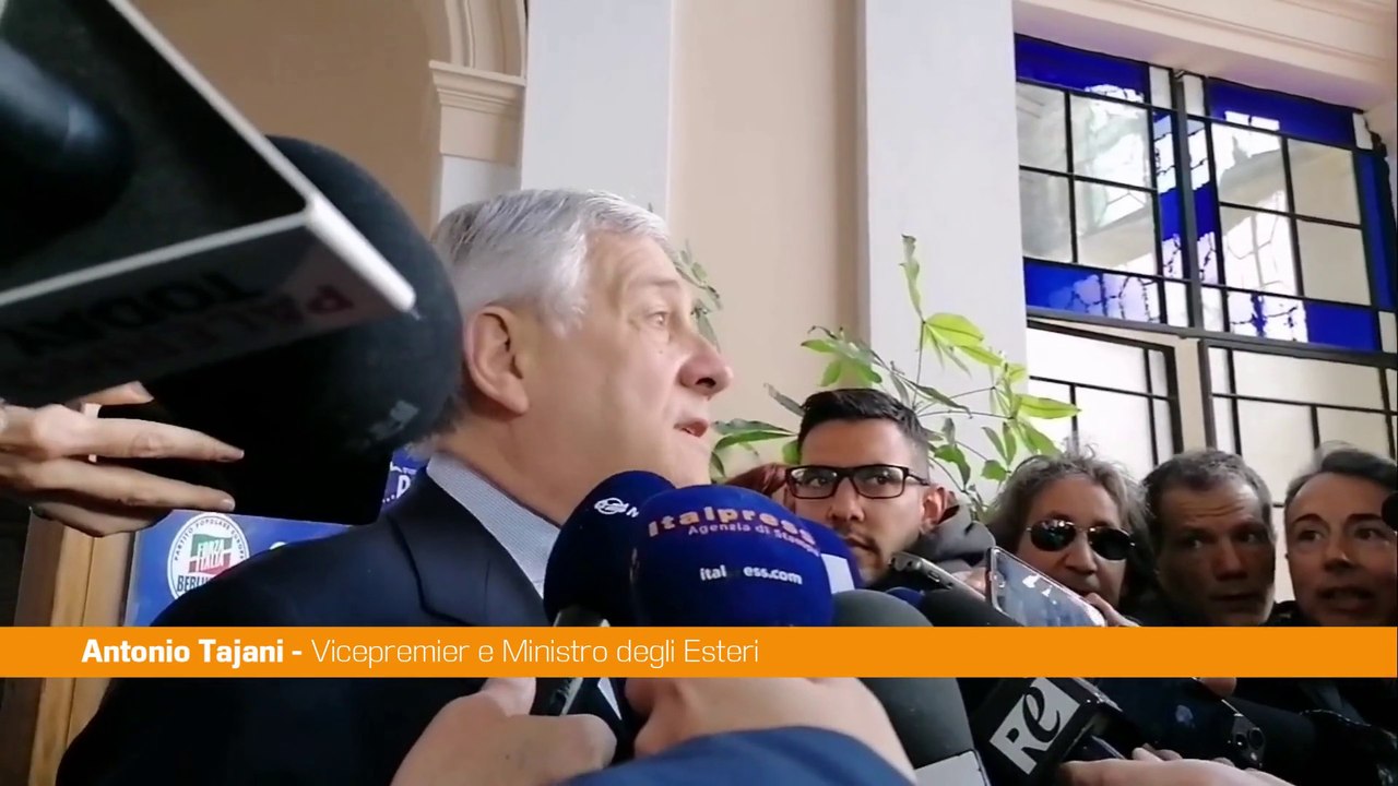 Tajani "La politica estera la fanno Palazzo Chigi e Farnesina"