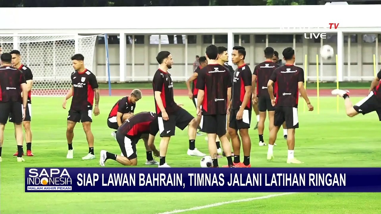 Suasana Latihan Timnas Jelang Laga Lawan Bahrain, Verdonk: Kami Pertahankan Semangat