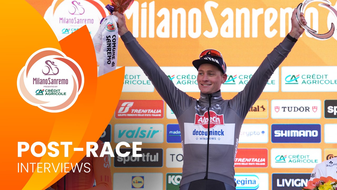 Milano-Sanremo 2025 | Post-race interviews
