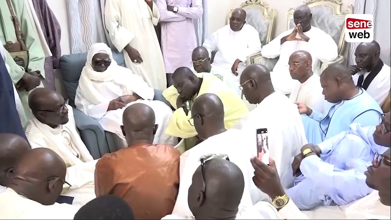 Le front de l'opposition vilipende Diomaye-sonko devant Serigne Mountakha