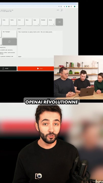CHATGPT LEADER DE VOIX IA ?! 📣 #chatgpt #voixia #actusia #aivoice #openai #synthesevocale