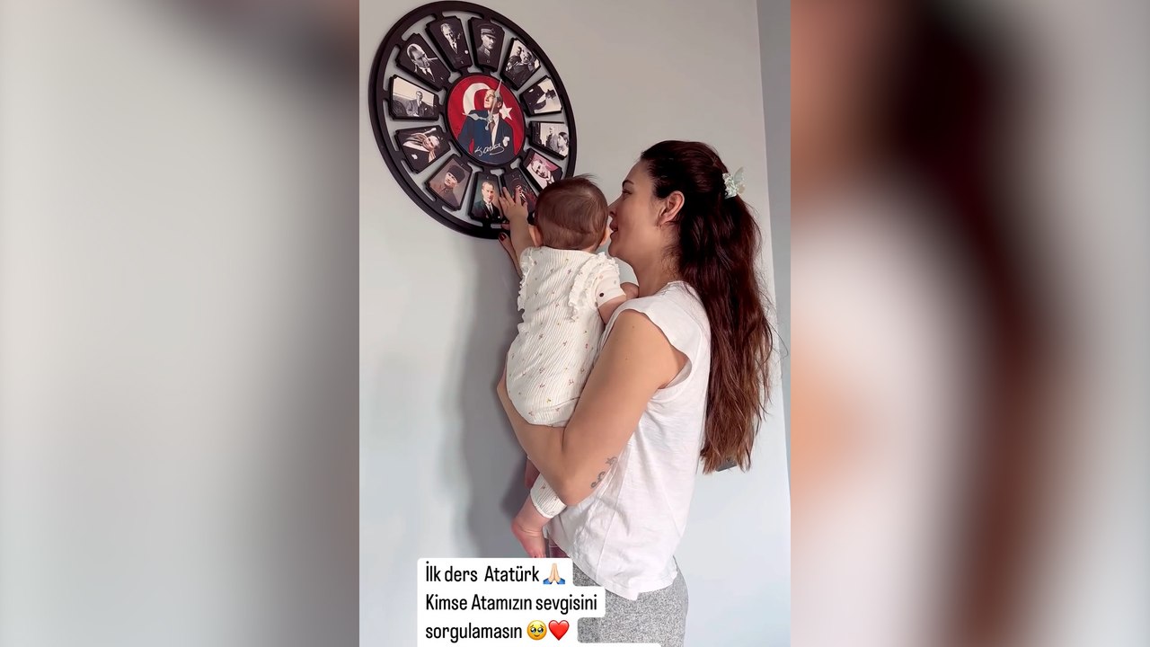 Yıldız Çağrı Atiksoy, Atatürk'ü  minik kızına tanıttığı anı paylaştı