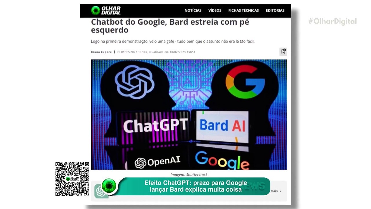 Efeito ChatGPT: prazo para Google lançar Bard explica muita coisa