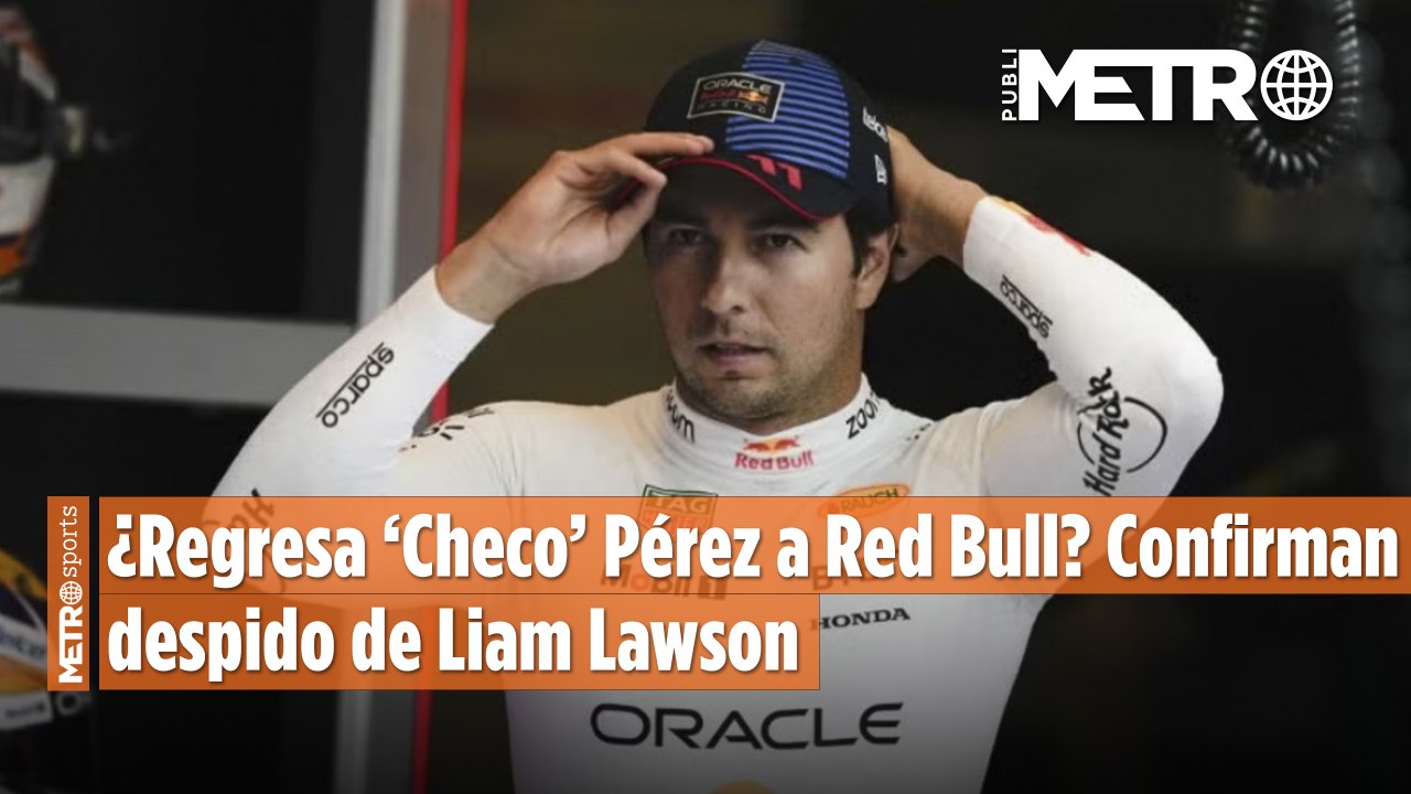 ¿Regresa Sergio Pérez a Red Bull? Confirman despido de Liam Lawson