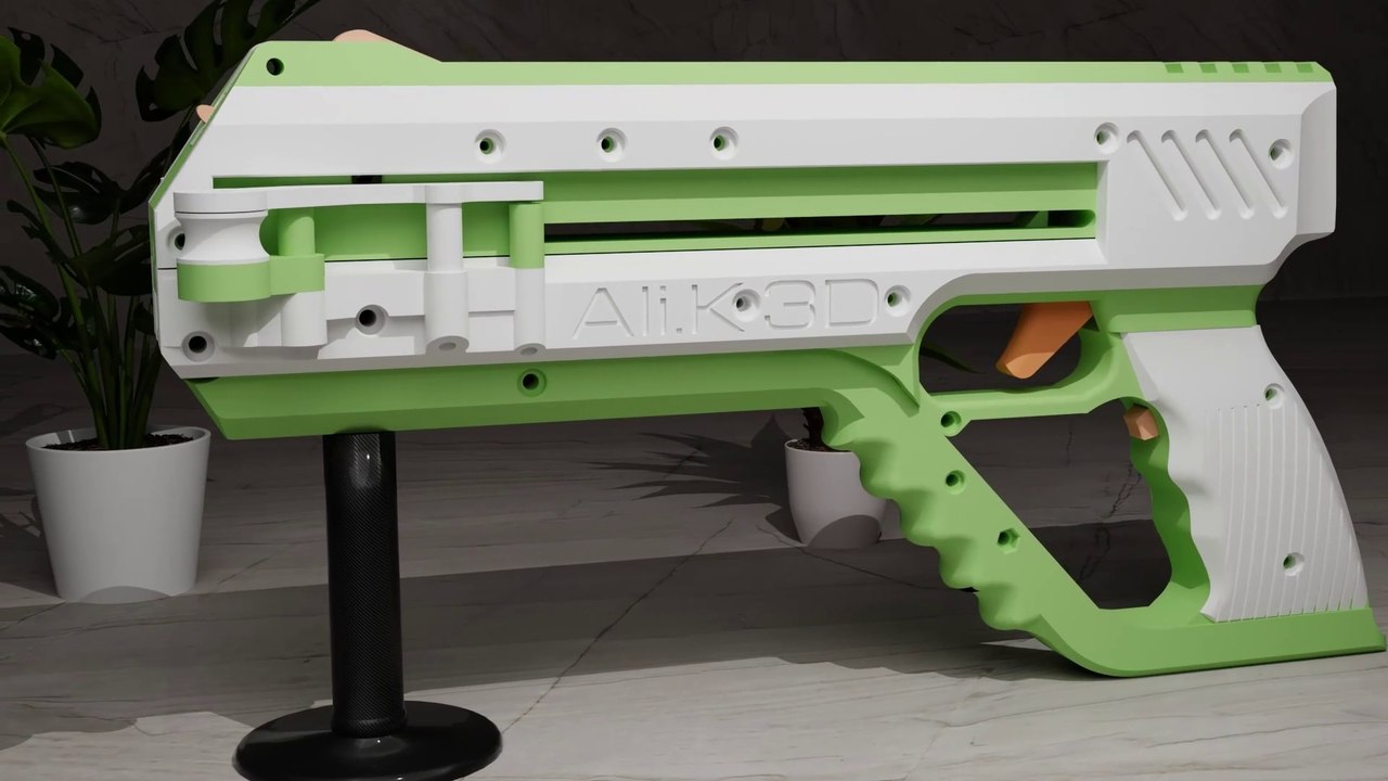 SHOOT PENCILS WITH THIS CRAZY 3D PRINTED SLINGSHOT!