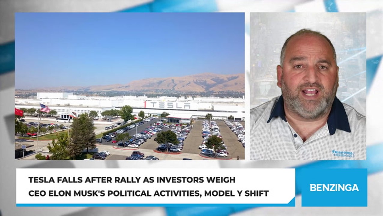 Tesla Falls After Rally As Investors Weigh CEO Elon Musk's Political Activities, Model Y Shift