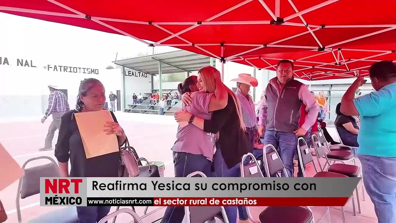 Reafirma Yesica su compromiso con el sector rural de castaños