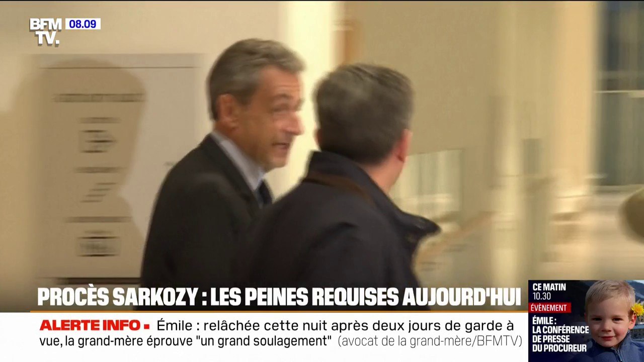 Procès libyen: le parquet demande la condamnation de Nicolas Sarkozy pour financement illégal de campagne