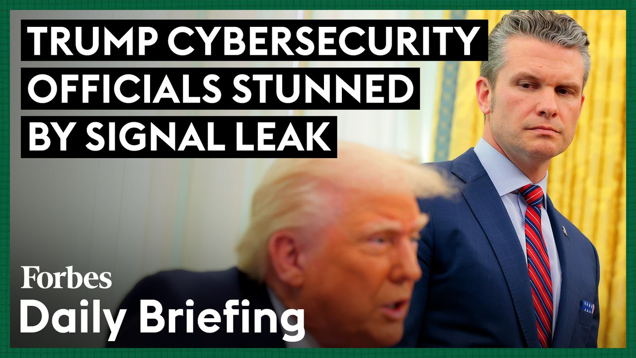 Donald Trump's Cybersecurity Officials Are Stunned By Signal Leak