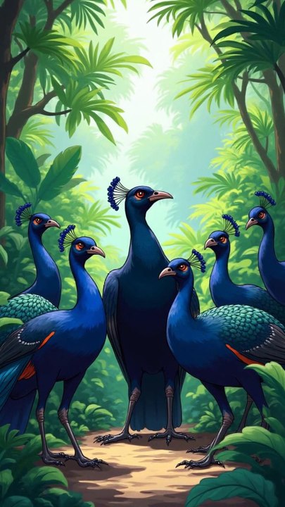 Peocock and crow story in Hindi