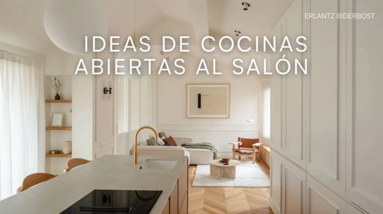 Ideas de cocinas abiertas al salón