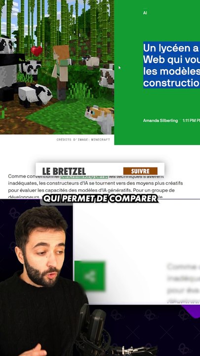 MINECRAFT CONTRE LES IA !! 🌍 #minecraft #mcbench #actusia #benchmark #claude37 #claudeai