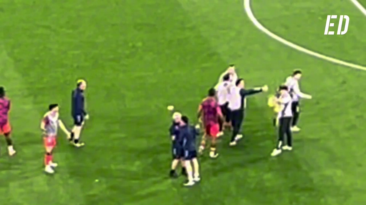 Incidente en la previa entre Betis y Sevilla