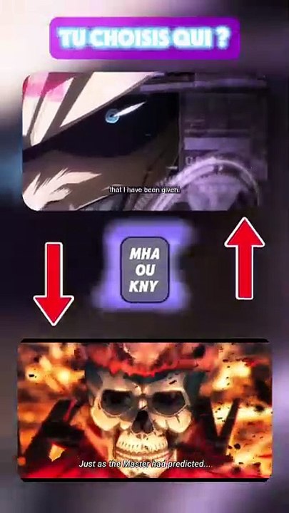 MHA OU KNY Tu choisis qui