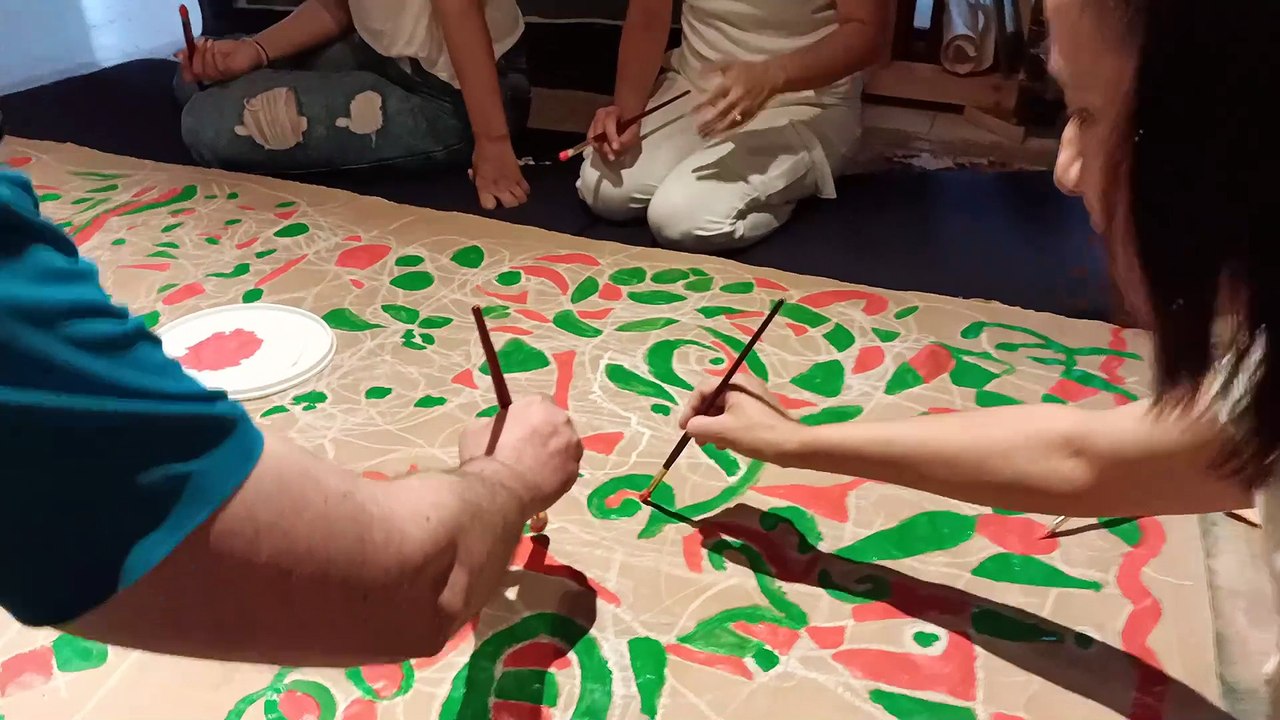 Peinture Spirituelle à Maoka : Atelier d'Art Méditatif au Cœur du Maroc