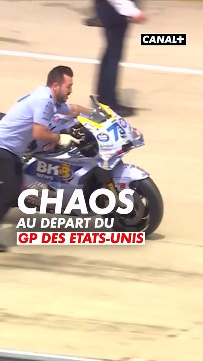Scène chaotique au GP des États-Unis