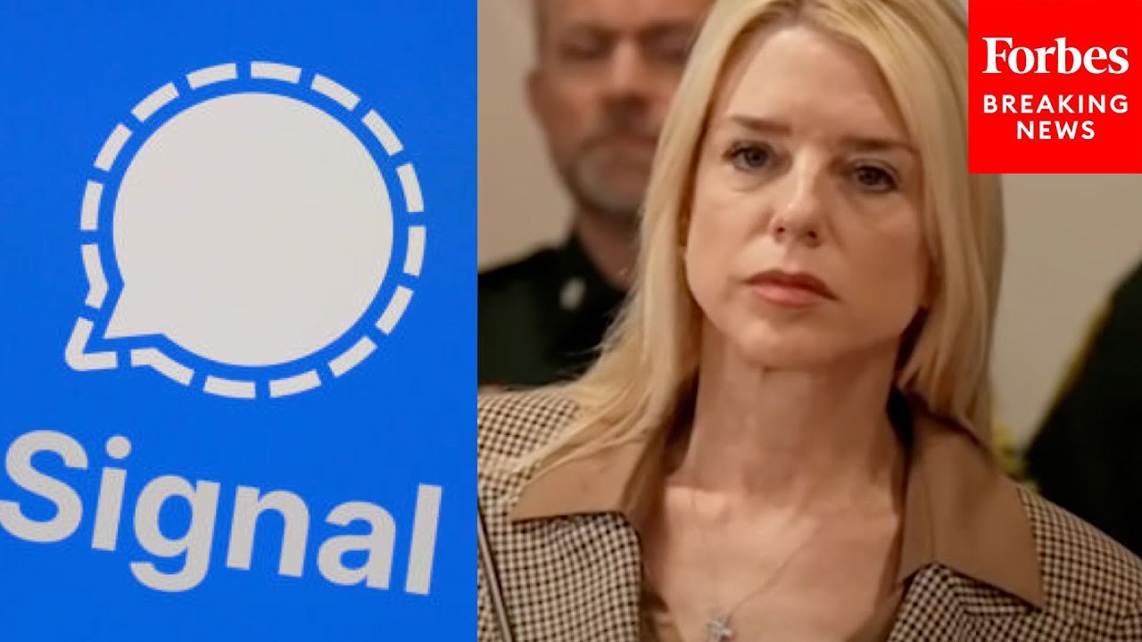 Pam Bondi: This Is Why DOJ Is Not Investigating Signal Use By Trump Cabinet Members
