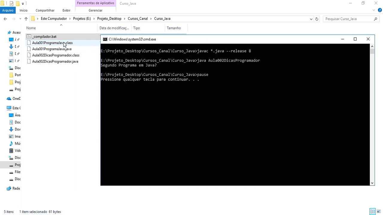 Curso de Java - Aula 004 - Mais Dicas Para Programador Desenvolvedor Java