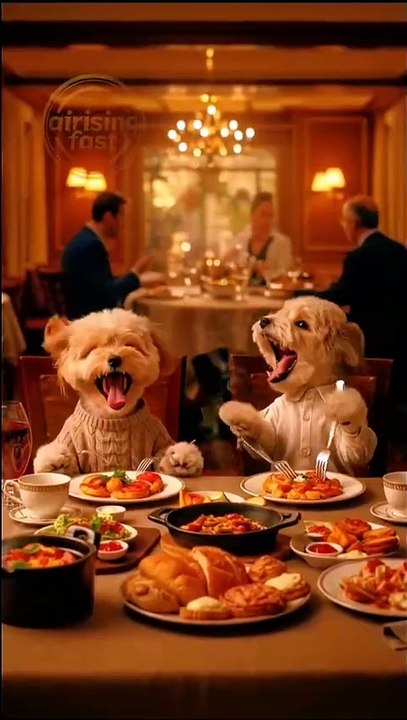 The poor dog trolling by rich puppies #dailymotionshorts #airisingfast #shorts