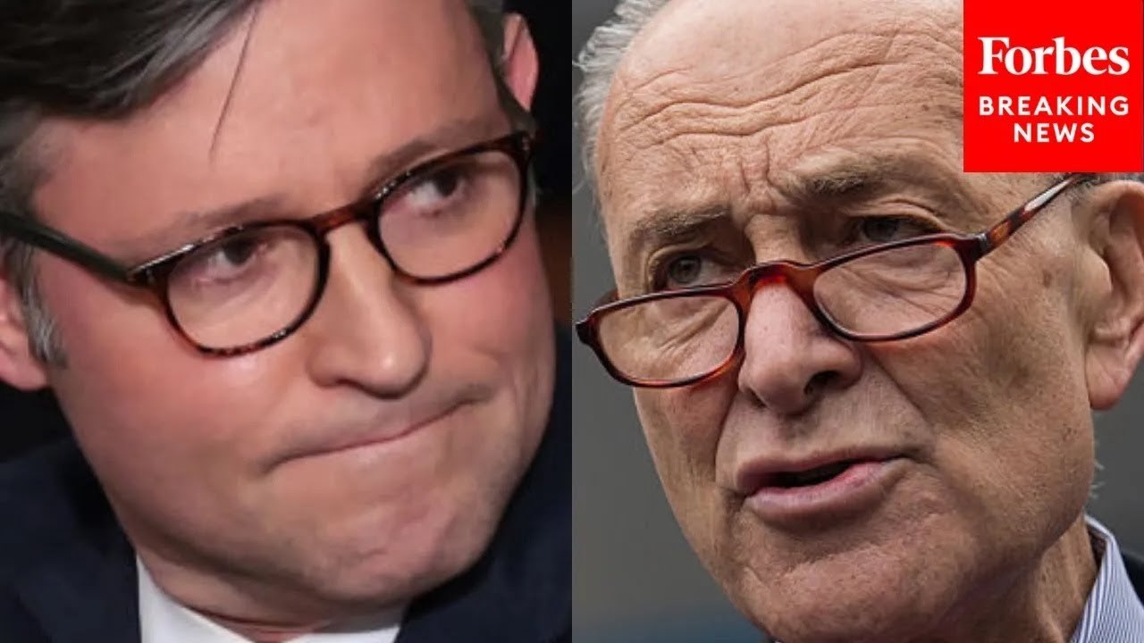 Chuck Schumer, Speaker Johnson React To Trump's 'Liberation Day' Tariffs