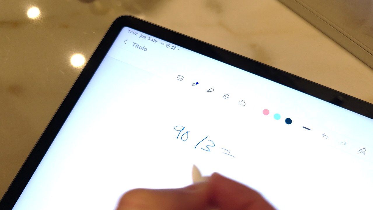 Demostración de "El solucionador de matemáticas" de la Galaxy Tab S10 FE de Samsung